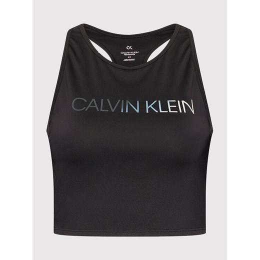Calvin Klein Performance Bluzka 00GWT1K134 Czarny Regular Fit L wyprzedaż MODIVO