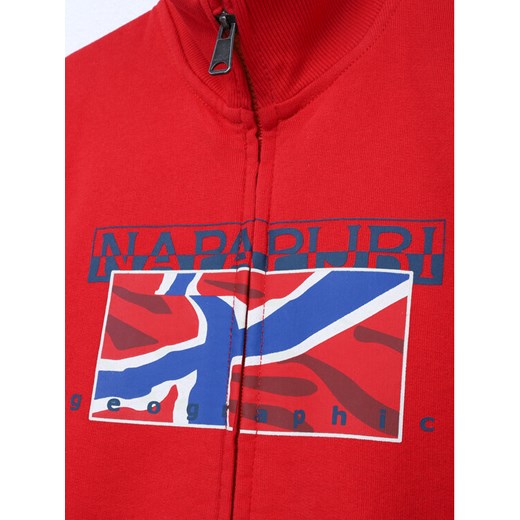 Napapijri Bluza K Ballyn Fz NP0A4E4PR471 M Czerwony Regular Fit Napapijri 8 promocyjna cena MODIVO