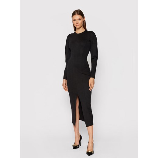 TWINSET Sukienka dzianinowa 212TP2064 Czarny Slim Fit Twinset 38 okazja MODIVO