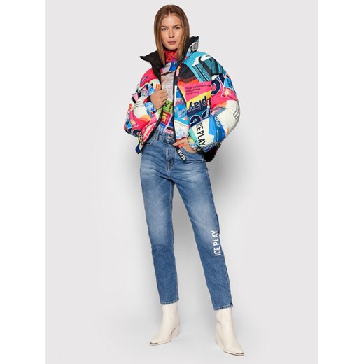 Ice Play Kurtka puchowa 21I U2M0 J091 6406 S0Y1 Kolorowy Regular Fit Ice Play 42 MODIVO wyprzedaż