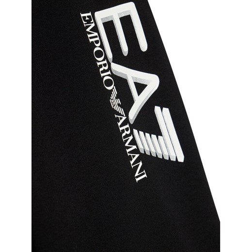 EA7 Emporio Armani Spodnie dresowe 6KBP53 BJ05Z 1200 Czarny Regular Fit 6Y promocja MODIVO