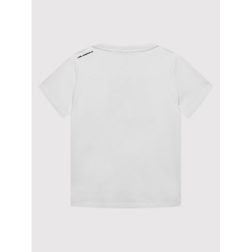 KARL LAGERFELD T-Shirt Z25333 S Biały Regular Fit Karl Lagerfeld 12Y MODIVO