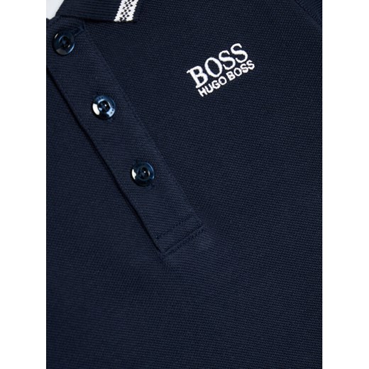 Boss Polo J25P12 S Granatowy Regular Fit 8Y MODIVO