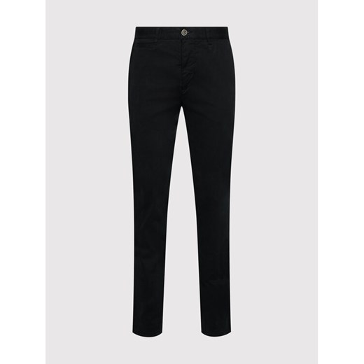 United Colors Of Benetton Chinosy 4DKH55I18 Czarny Slim Fit United Colors Of Benetton 46 wyprzedaż MODIVO