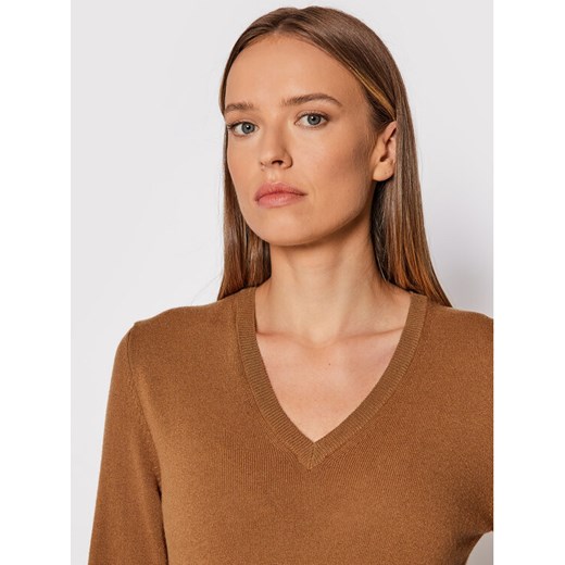 United Colors Of Benetton Sweter 1002D4488 Brązowy Regular Fit United Colors Of Benetton XS MODIVO