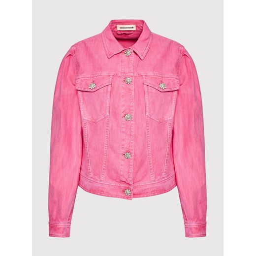 Custommade Kurtka jeansowa Yoel 212510801 Różowy Regular Fit Custommade XS okazja MODIVO