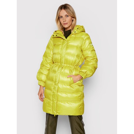 TWINSET Kurtka puchowa 212TP214G Żółty Regular Fit Twinset 40 promocyjna cena MODIVO