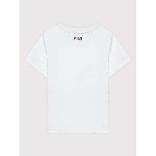 Fila T-Shirt Lea 689178 Biały Regular Fit Fila 122_128 MODIVO wyprzedaż