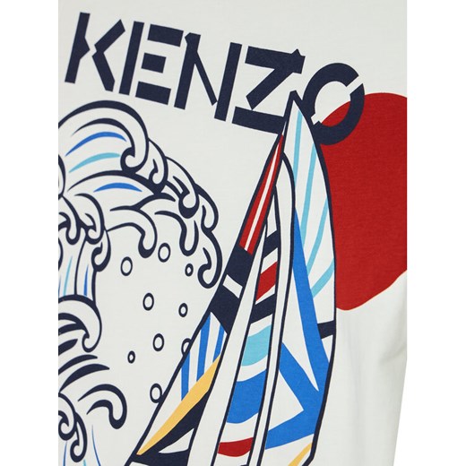 Kenzo Kids T-Shirt K25098 S Biały Regular Fit Kenzo Kids 12Y okazyjna cena MODIVO