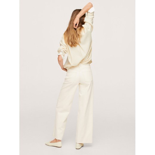 Mango Jeansy Lauren 17005950 Beżowy Relaxed Fit Mango 36 MODIVO promocyjna cena