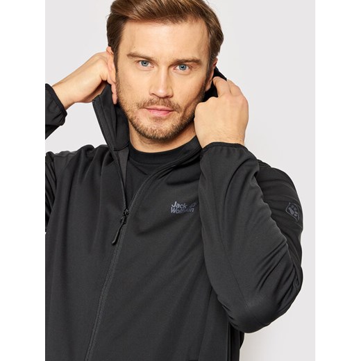 Jack Wolfskin Kurtka softshell Go Hike Softshell 1306921 Czarny Regular Fit Jack Wolfskin M MODIVO