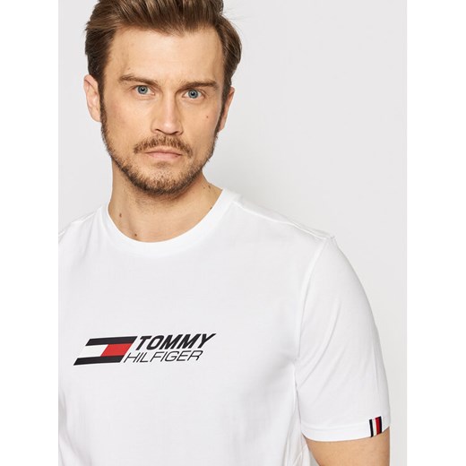 Tommy Hilfiger T-Shirt Essentials Big Logo MW0MW22735 Biały Regular Fit Tommy Hilfiger XXXL MODIVO