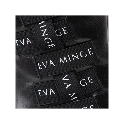 Eva Minge Botki EM-56-10-001321 Czarny 37 MODIVO okazyjna cena