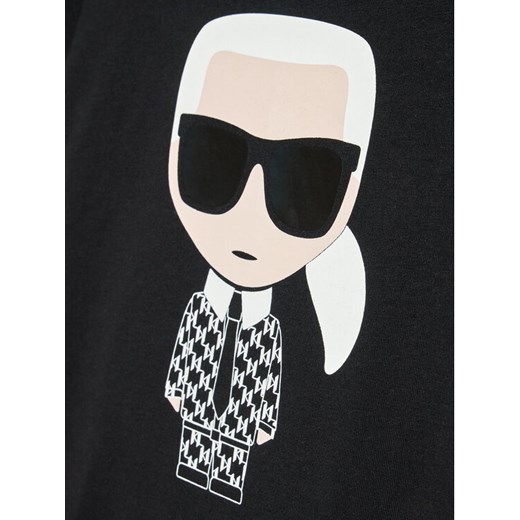KARL LAGERFELD T-Shirt Z25337 S Czarny Regular Fit Karl Lagerfeld 12Y MODIVO