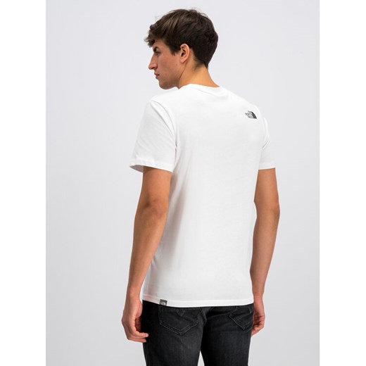 The North Face T-Shirt Easy NF0A2TX3 Biały Regular Fit The North Face L MODIVO