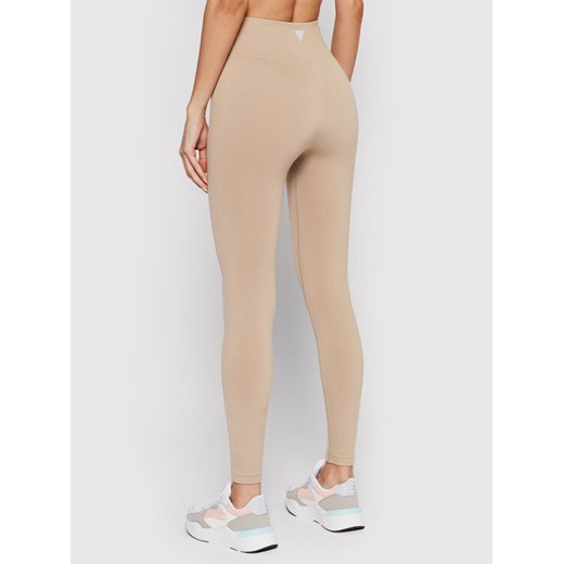 Guess Legginsy V2RB21 ZZ04S Beżowy Slim Fit Guess XS_S MODIVO
