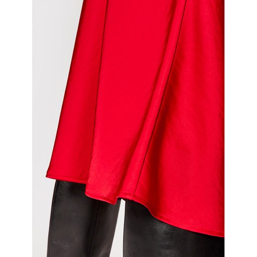 YAS Spódnica midi Pastella 26024213 Czerwony Regular Fit Yas XS MODIVO okazyjna cena