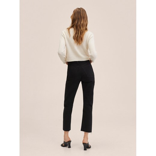 Mango Jeansy Havana 27009805 Czarny Straight Fit Mango 36 MODIVO