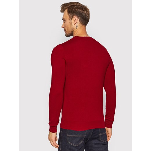 Trussardi Sweter 52M00515 Czerwony Slim Fit Trussardi XXL promocja MODIVO