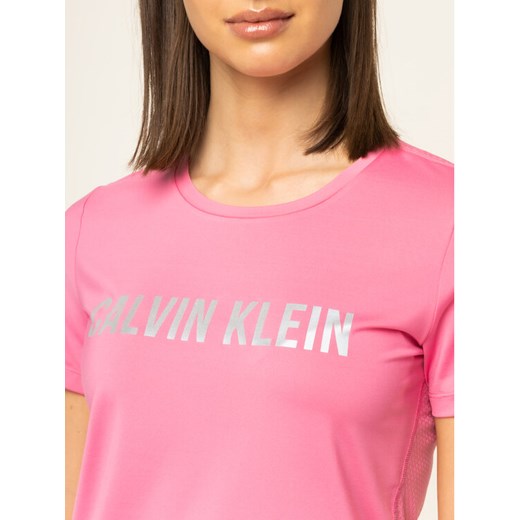Calvin Klein Performance T-Shirt 00GWS9K157 Różowy Regular Fit M okazyjna cena MODIVO
