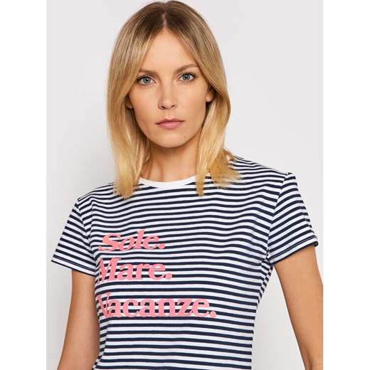 Drivemebikini T-Shirt Sole Mare Vacanze Kolorowy Slim Fit Drivemebikini S MODIVO