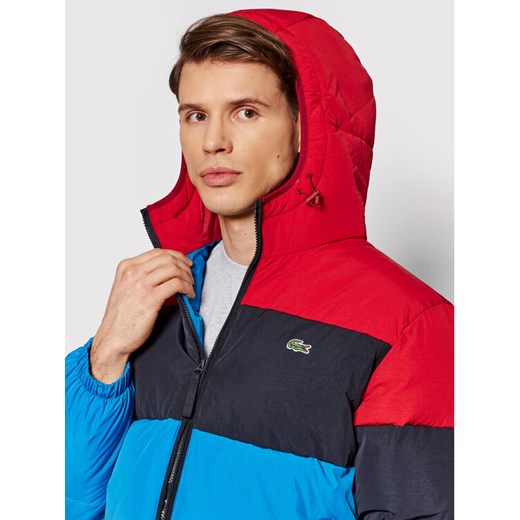 Lacoste Kurtka puchowa BH1966 Czerwony Regular Fit Lacoste 56 okazja MODIVO