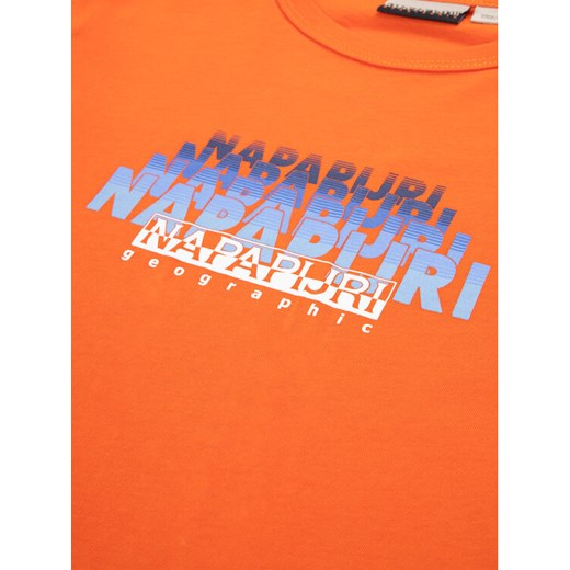 Napapijri T-Shirt K Syllo NP0A4E4Z S Pomarańczowy Regular Fit Napapijri 10 okazja MODIVO