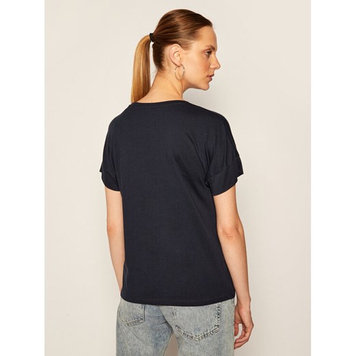 Pepe Jeans T-Shirt Alanis PL504513 Granatowy Regular Fit Pepe Jeans XS promocja MODIVO