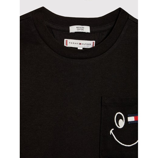 Tommy Hilfiger T-Shirt Smiley KS0KS00223 D Czarny Regular Fit Tommy Hilfiger 14Y MODIVO wyprzedaż