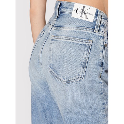 Calvin Klein Jeans Jeansy J20J218507 Niebieski Mom Fit 24 MODIVO