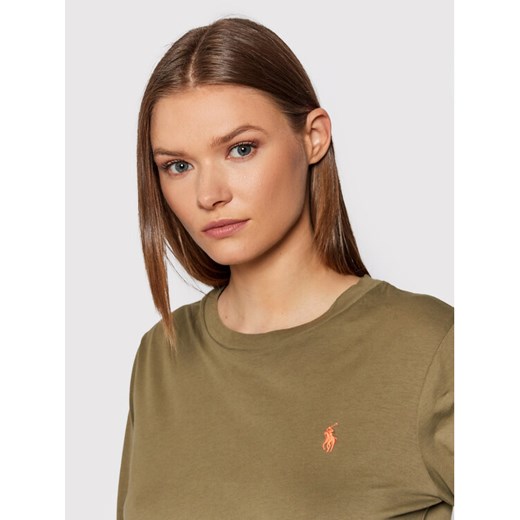 Polo Ralph Lauren Bluzka Lsl 211847074007 Zielony Regular Fit Polo Ralph Lauren XXS promocyjna cena MODIVO