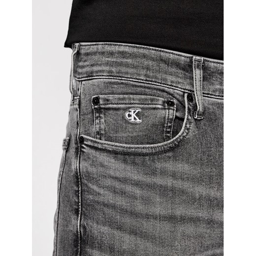 Calvin Klein Jeans Jeansy J30J318240 Szary Slim Fit 30_32 promocyjna cena MODIVO