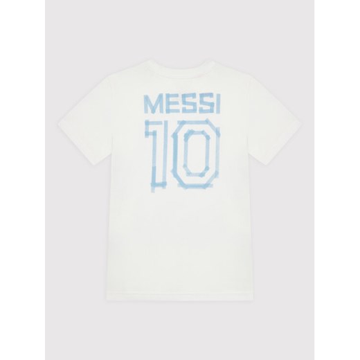 adidas T-Shirt Messi Football HA091 Biały Regular Fit 13_14Y MODIVO