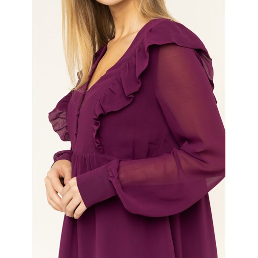 Guess Sukienka koktajlowa W01K70 W8SL0 Fioletowy Relaxed Fit Guess XS MODIVO promocyjna cena