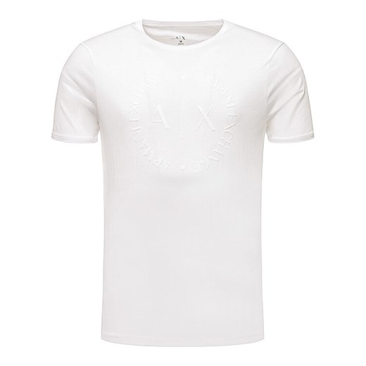 Armani Exchange T-Shirt 8NZTCD Z8H4Z 1100 Biały Regular Fit Armani Exchange XL MODIVO