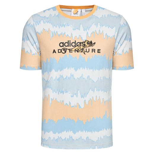 adidas T-Shirt Adventure Archive Printed GN2361 Kolorowy Regular Fit S okazja MODIVO