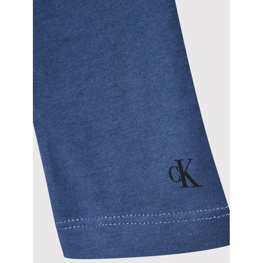 Calvin Klein Jeans Bluzka Institutional IB0IB00599 Niebieski Regular Fit 12Y okazja MODIVO