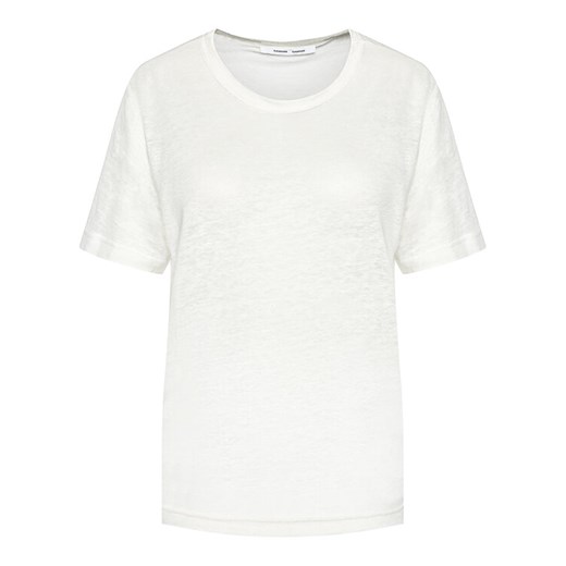 Samsøe Samsøe T-Shirt Doretta F20300138 Biały Relaxed Fit XS okazja MODIVO