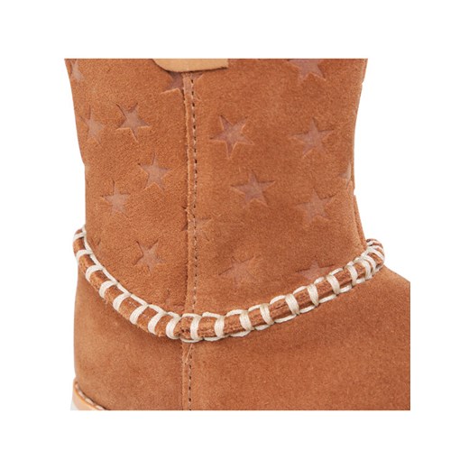 Clarks Kozaki Crown Piper T 261438726 Brązowy Clarks 20_5 okazyjna cena MODIVO