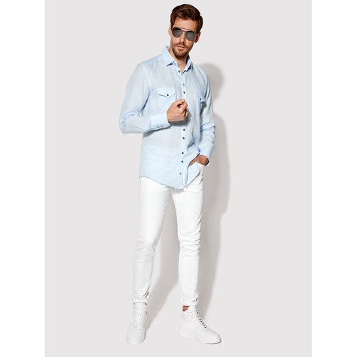 Rage Age Koszula Jax 2 Niebieski Regular Fit Rage Age M okazyjna cena MODIVO