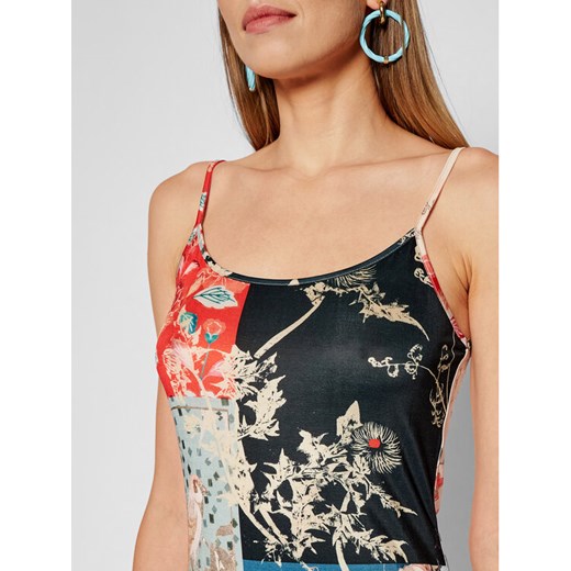 Desigual Sukienka codzienna Matsue 21WWVK63 Kolorowy Slim Fit Desigual L wyprzedaż MODIVO