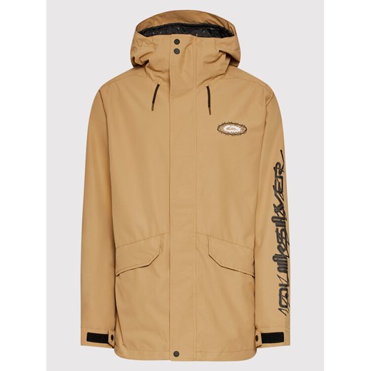Quiksilver Kurtka narciarska In-Snow EQYTJ03343 Brązowy Regular Fit Quiksilver XL okazja MODIVO