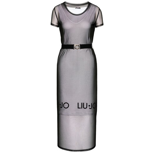 Liu Jo Sport Sukienka codzienna TA1139 J6187 Czarny Regular Fit XL MODIVO promocja