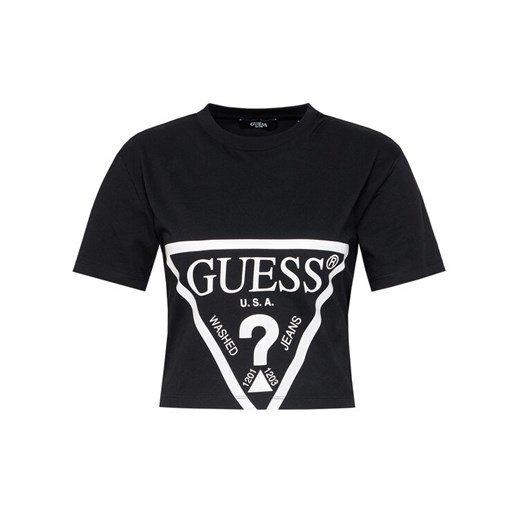 Guess T-Shirt O1GA21 K8HM0 Czarny Regular Fit Guess M promocyjna cena MODIVO