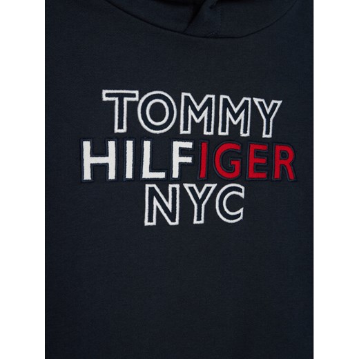 Tommy Hilfiger Bluza Th Nyc Graphic Hoodie KB0KB05808 M Granatowy Regular Fit Tommy Hilfiger 6Y MODIVO okazyjna cena