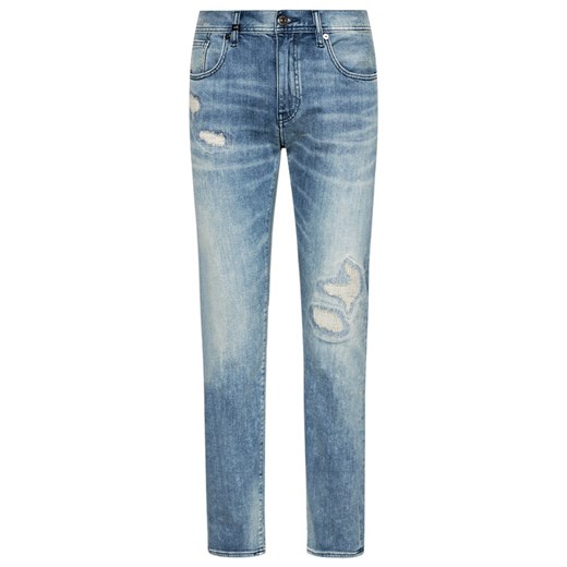 Armani Exchange Jeansy 3KZJ13 Z1LMZ 1500 Niebieski Slim Fit Armani Exchange 34_32 wyprzedaż MODIVO