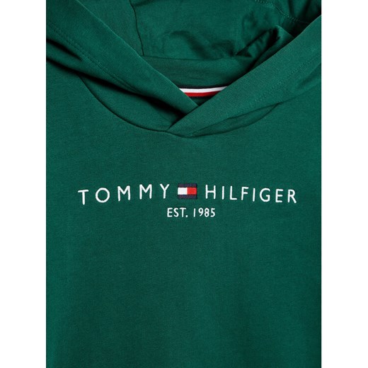 Tommy Hilfiger Bluza Essential KS0KS00205 D Zielony Regular Fit Tommy Hilfiger 8Y MODIVO