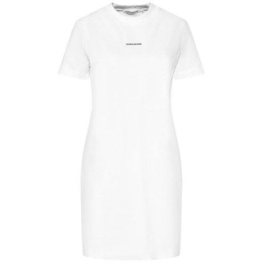 Calvin Klein Jeans Sukienka codzienna J20J215654 Biały Regular Fit XS promocyjna cena MODIVO
