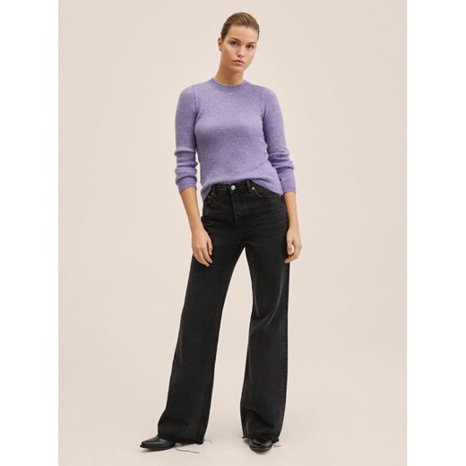 Mango Sweter Nube 27081148 Fioletowy Regular Fit Mango S MODIVO