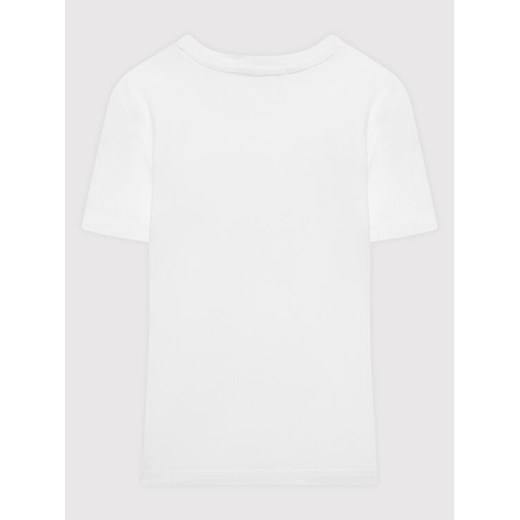 Calvin Klein Jeans T-Shirt Dimension IB0IB01048 Biały Regular Fit 4Y okazyjna cena MODIVO